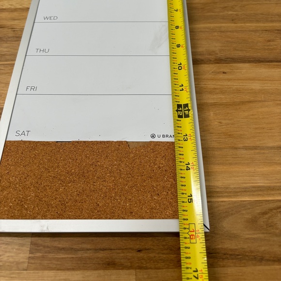 Days of the Week Dry Erase Board Calendar and Cork Board - Picture 6 of 7